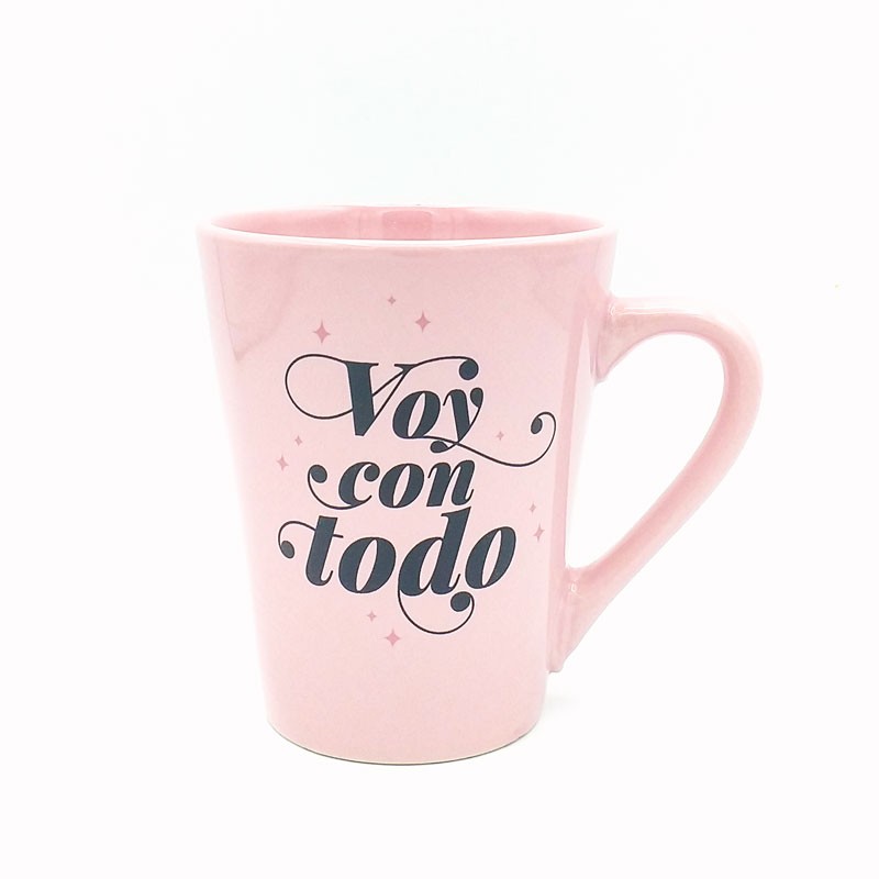 Taza La Vecina Rubia "Voy con todo"