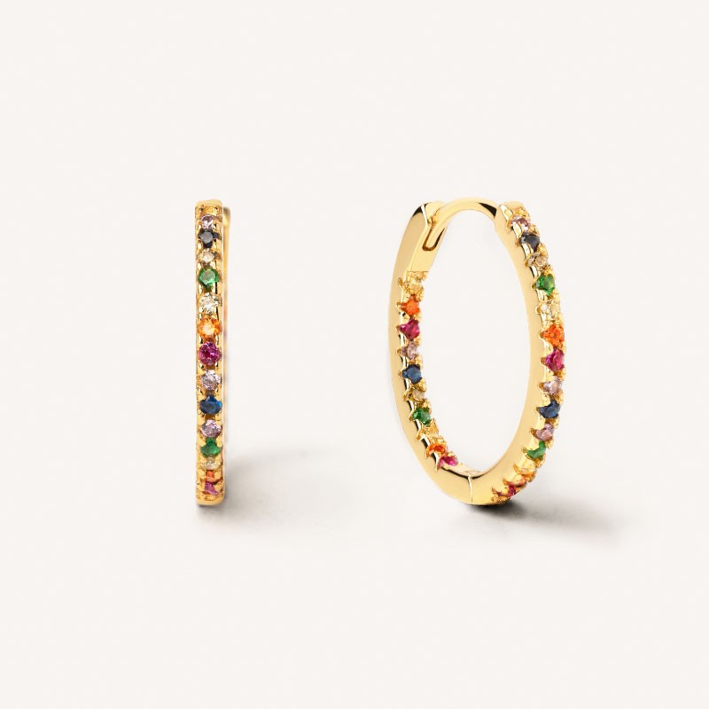 Pendientes Singularu Gleam Colors Oro image number null