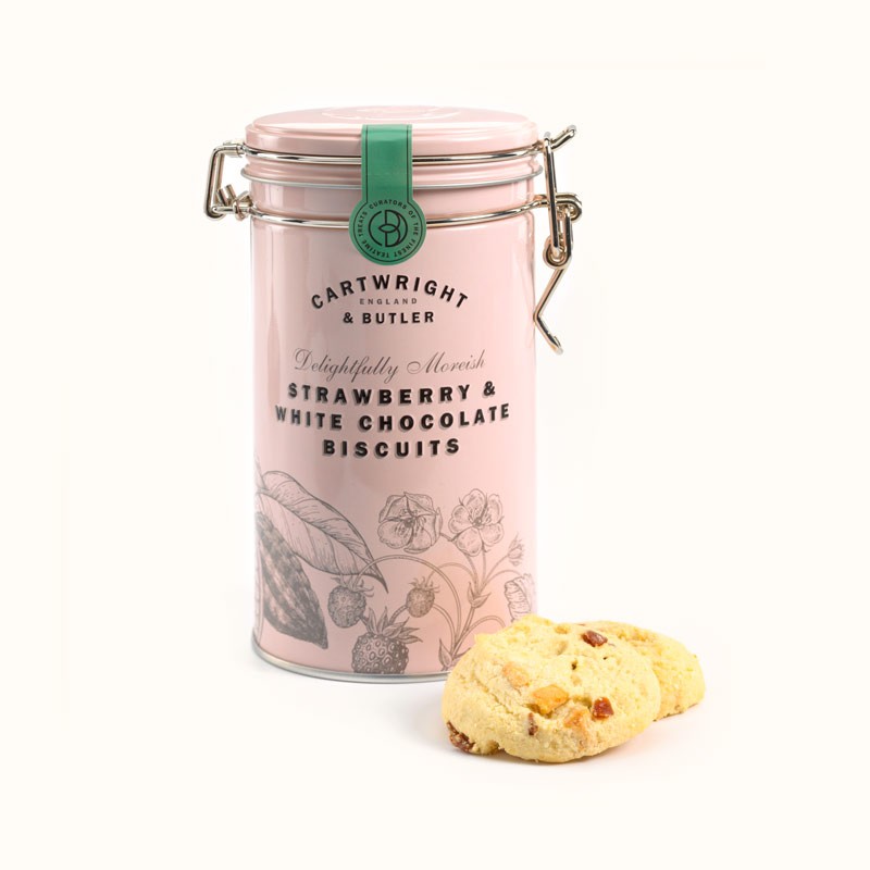 Galletas de Mantequilla, Fresa y Chocolate Blanco Cartwright & Butler image number null
