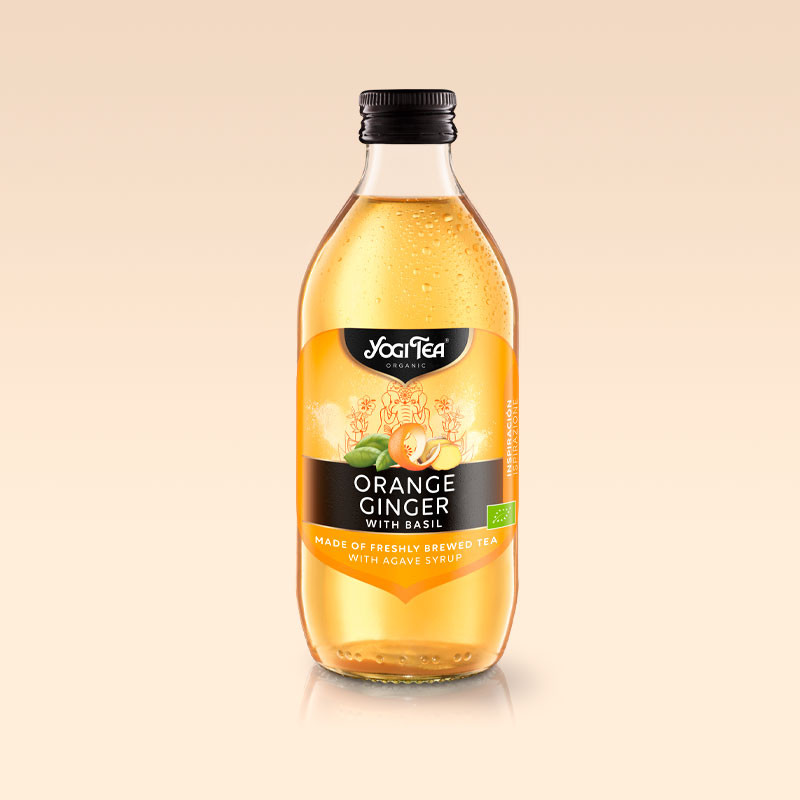 Infusión fría Yogi Tea naranja y jengibre 330 ml