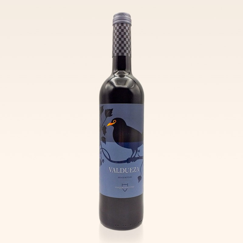 Vino Tinto VALDUEZA EL PÁJARO TINTO Tierra Extremadura Crianza