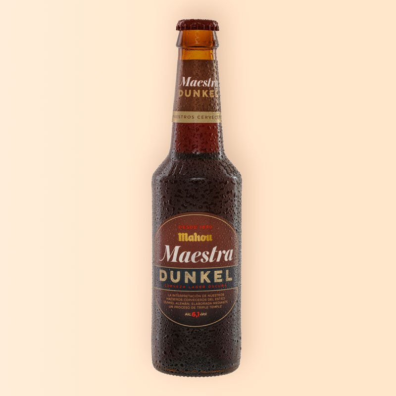 Cerveza Mahou Maestra Dunkel