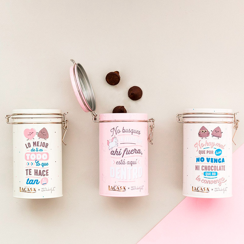 Lata Trufas de Cacao Lacasa Mr. Wonderful