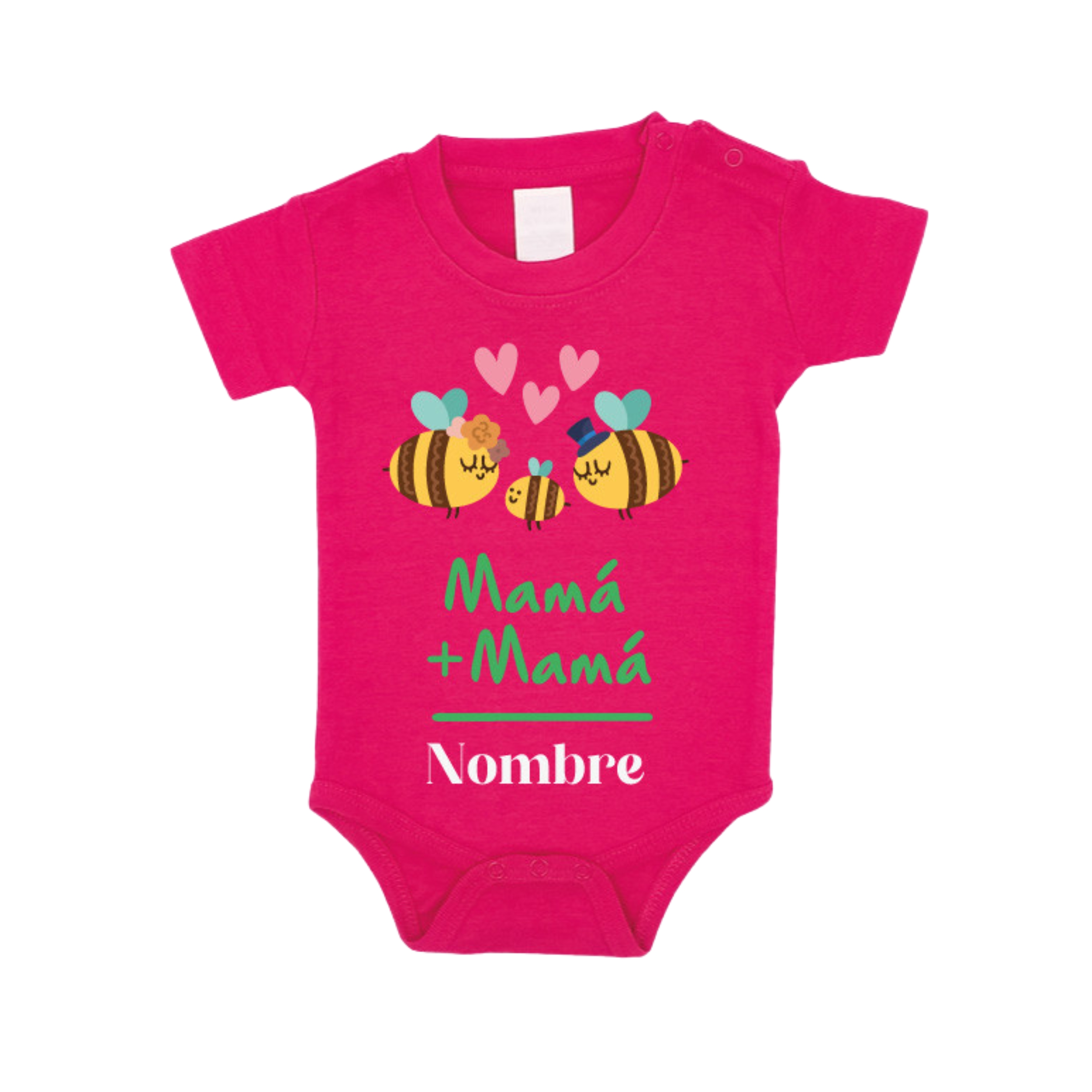 Body Bebé Personalizado Manga Corta Modelo Abejas image number null