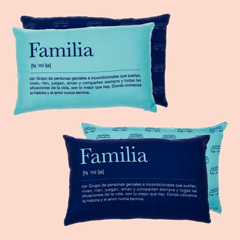 Cojines con frases Modelo Familia image number null