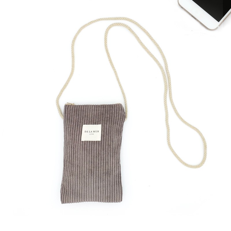 Bolso para Móvil DE LA MUR Taupe