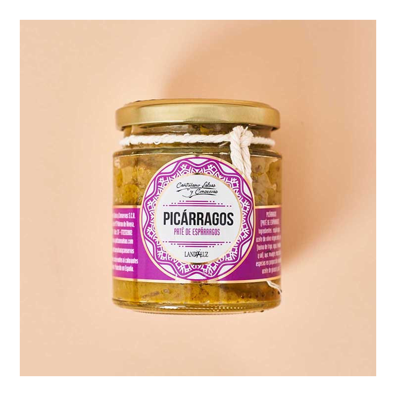 Paté Vegetal de picárragos Cantizano