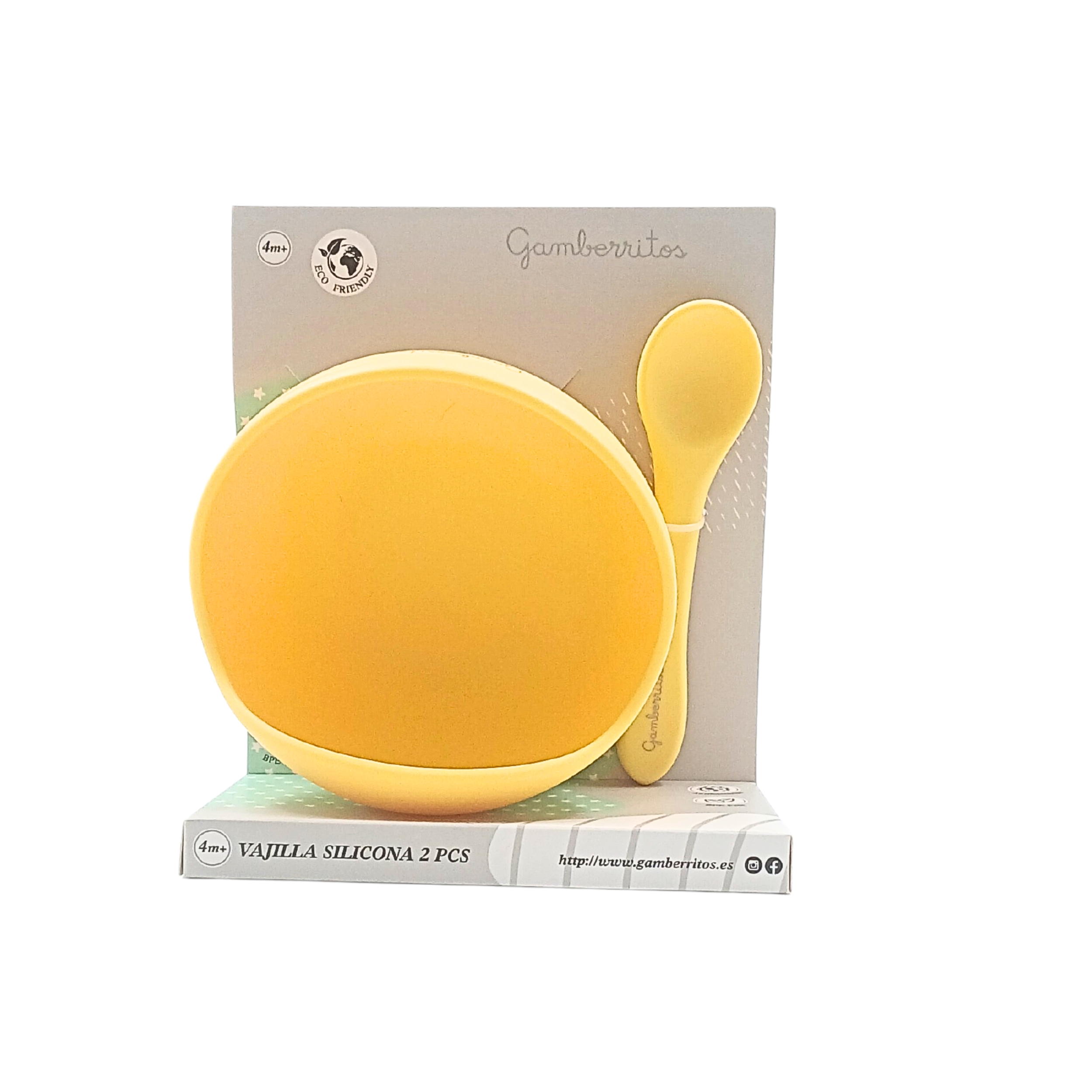 Vajilla Silicona Dos Piezas Gamberritos
