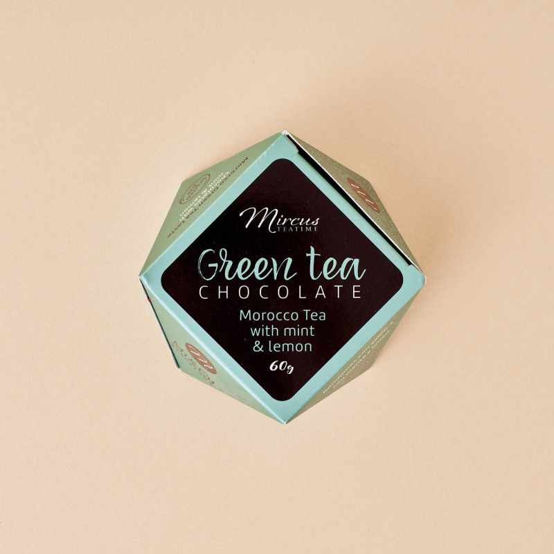 Bombones de Té Verde Morocco con Menta y Limón Mi&Cu