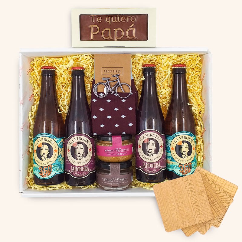 Cerveza, Picoteo, Chocolate y Calcetines para Papá image number null