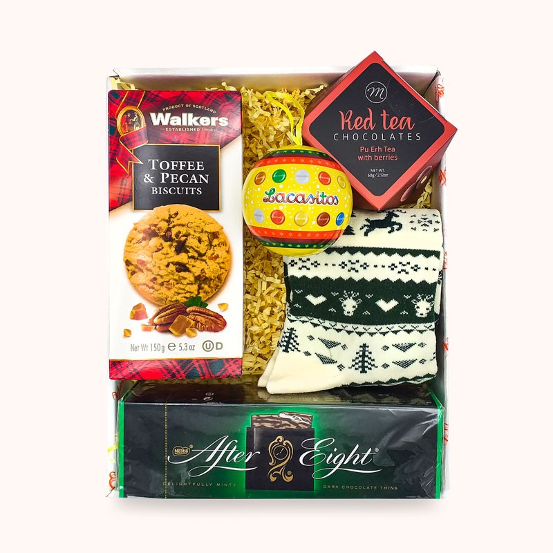 Estuche Navideño Original con Calcetines y After Eight image number null