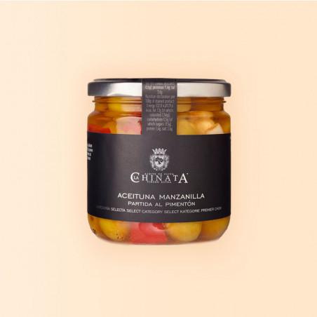 Aceitunas Manzanilla Partidas al Pimentón La Chinata