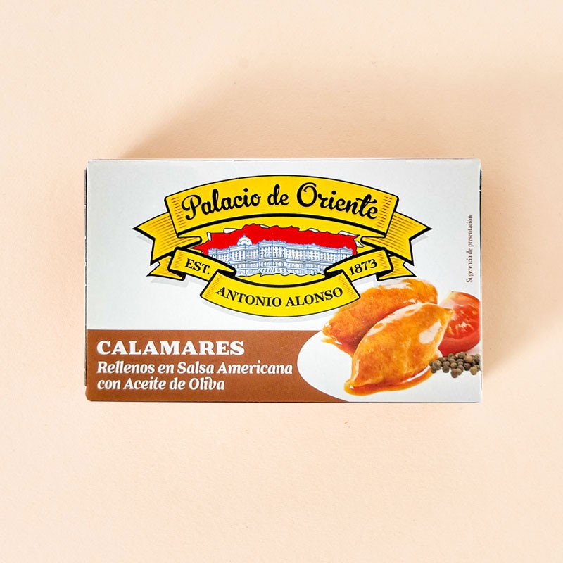 Calamares en salsa americana Conservas Palacio de Oriente image number null