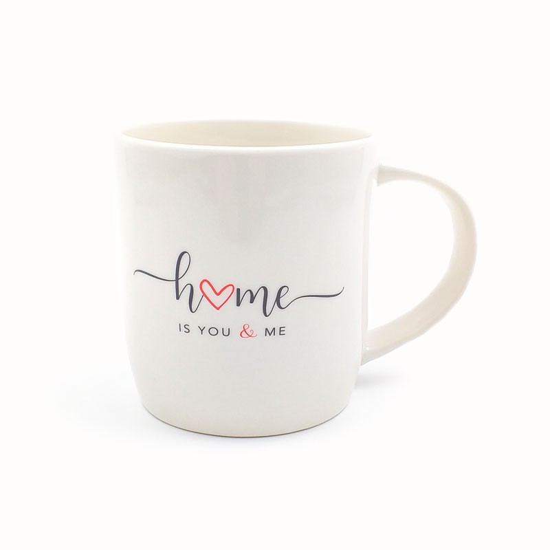 Taza Personalizada con Frase de Amor «Home»