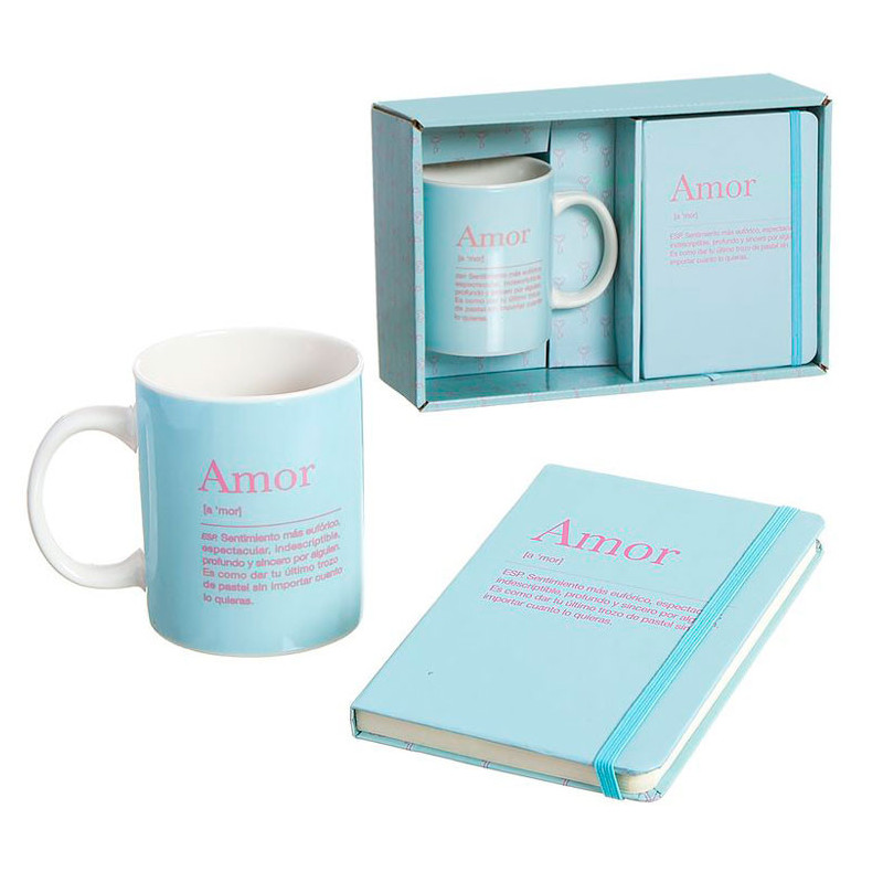 Detalles Románticos Pack Taza y Libreta Amor image number null