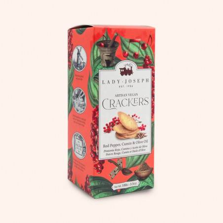 Crackers Lady Joseph de Pimienta Roja, Comino y Aceite de Oliva