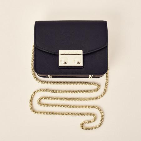 Bolso negro rígido Cacharel