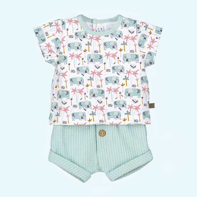 Conjunto para Bebé Niño Calamaro Mint image number null