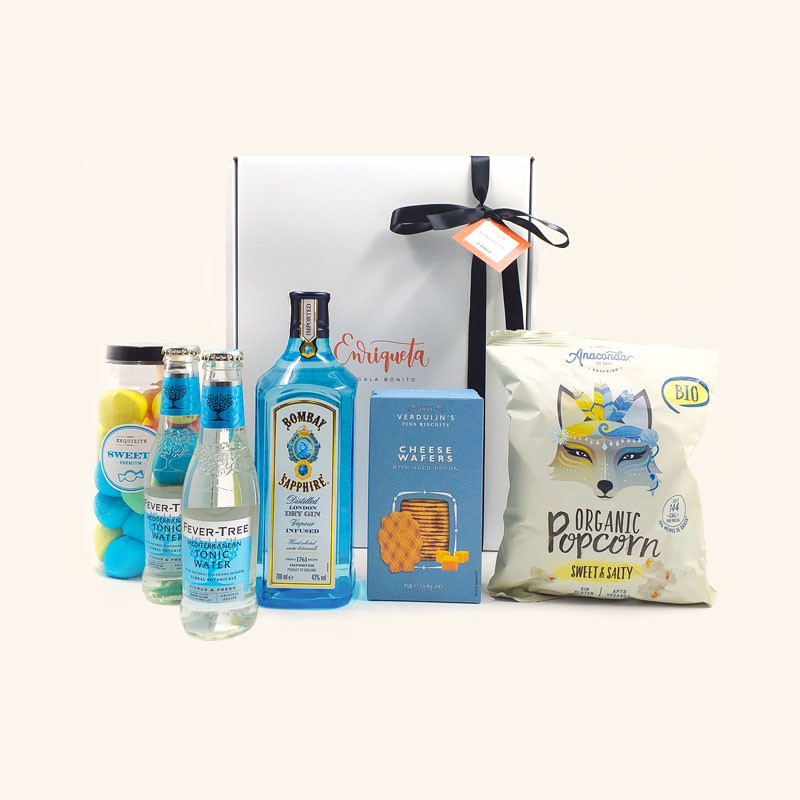 Cesta Sorpresa Gin Tonic con Bombay Sapphire image number null