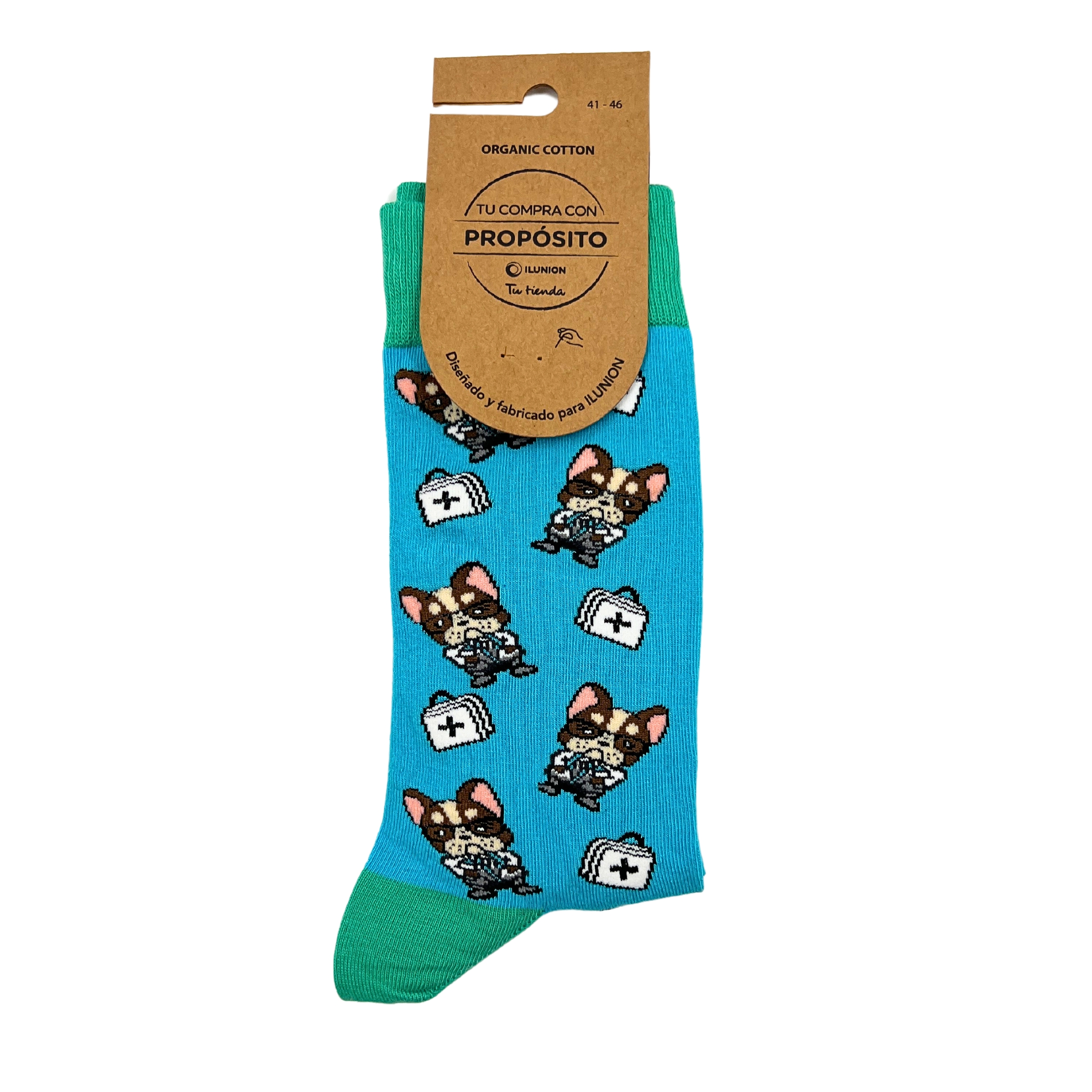 Calcetines Divertidos Doctor Bulldog image number null