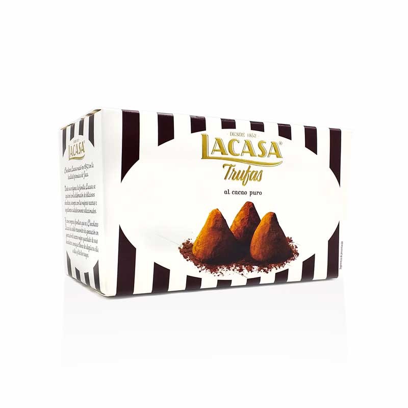 Trufas al cacao puro Lacasa