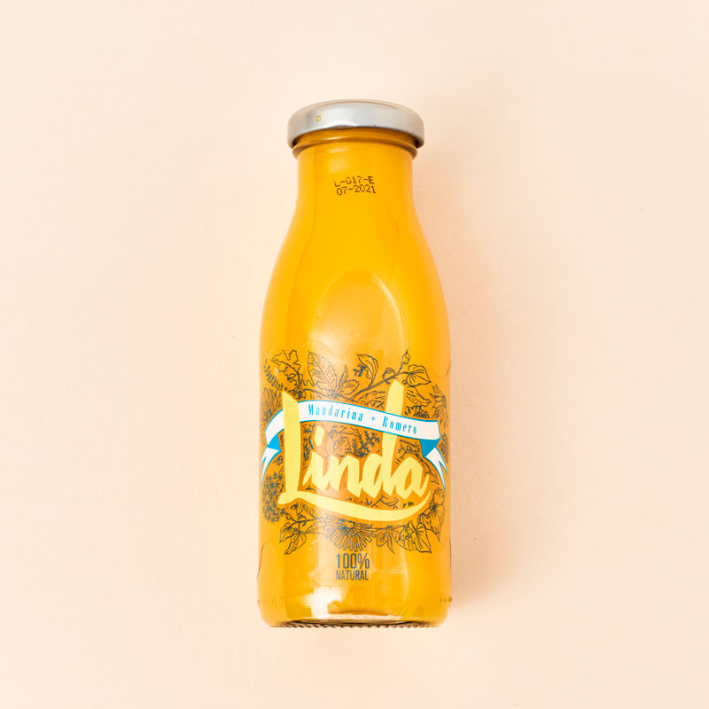 Zumo Linda de mandarina y romero