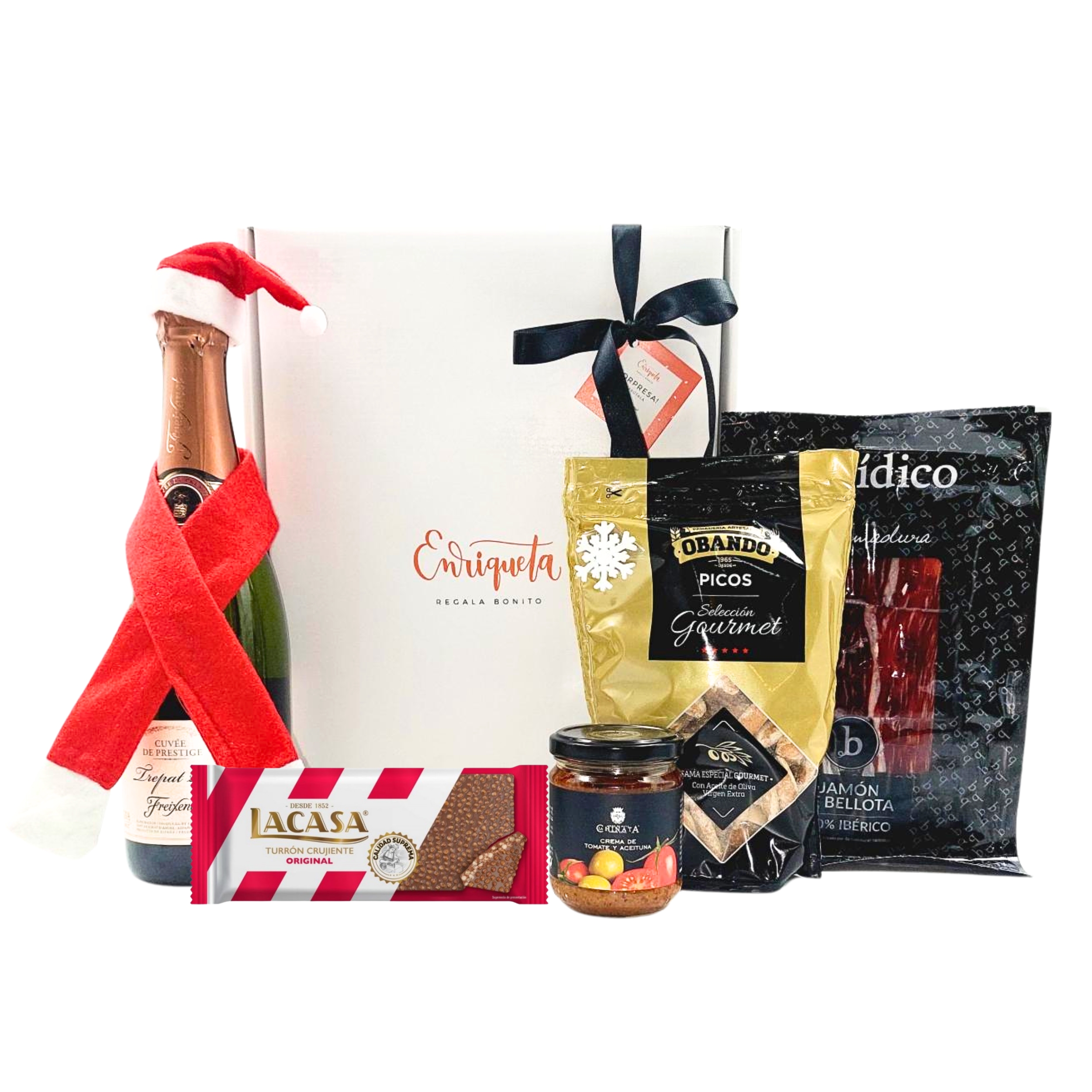 Cesta de Navidad con Jamón