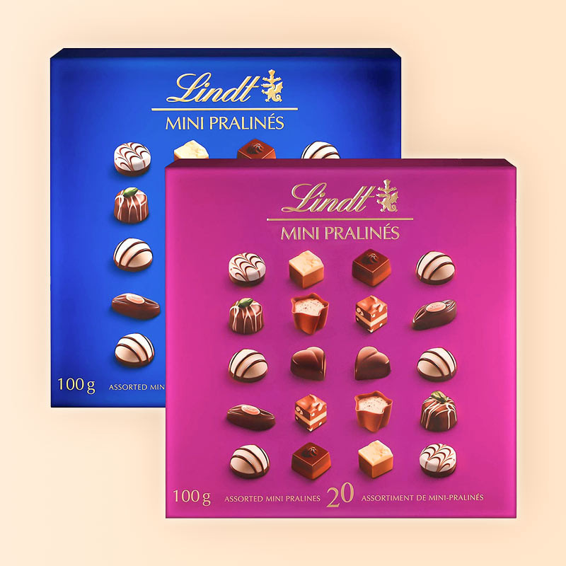 Bombones Lindt Mini Pralinés 20 Unidades