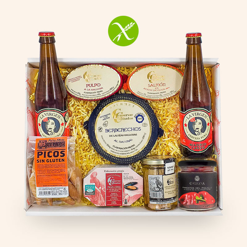 Cesta de Aperitivos Gourmet Sin Gluten image number null