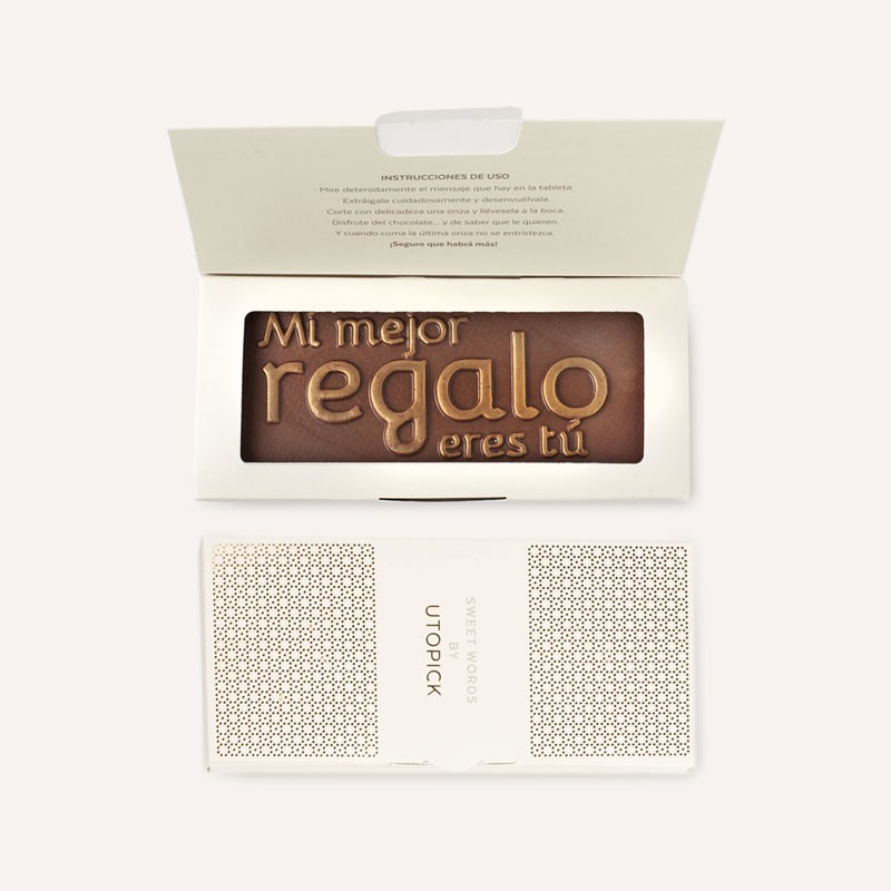 Chocolate Utopick «Mi mejor regalo eres tú» image number null