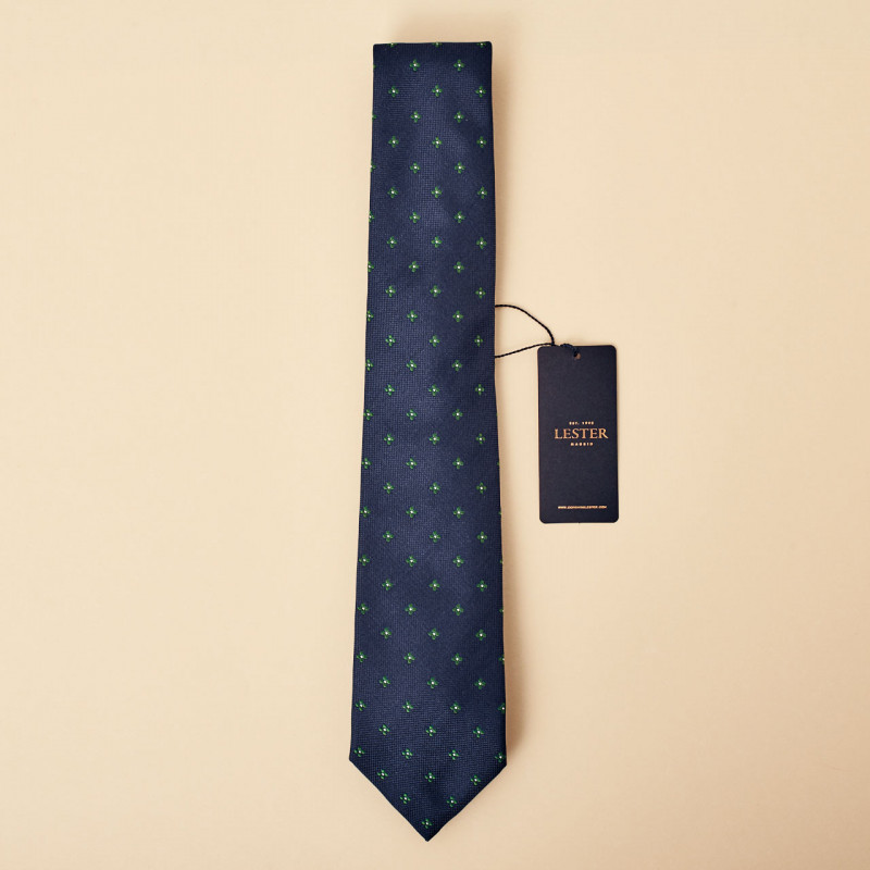 Corbata LESTER pétalos azul image number null