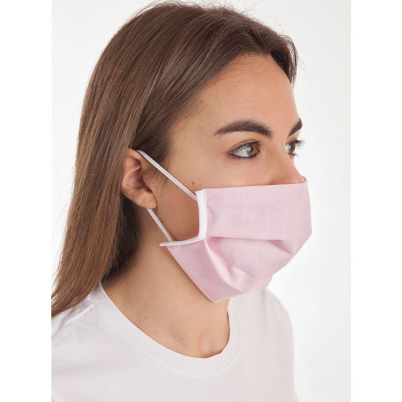Mascarilla higiénica reutilizable Rosa 3 filtros CL Vital