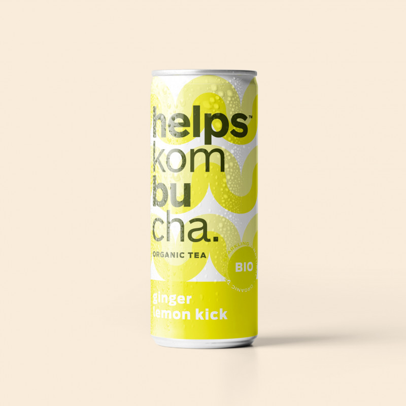 Té Kombucha Orgánico Helps Ginger Lemon Kick image number null