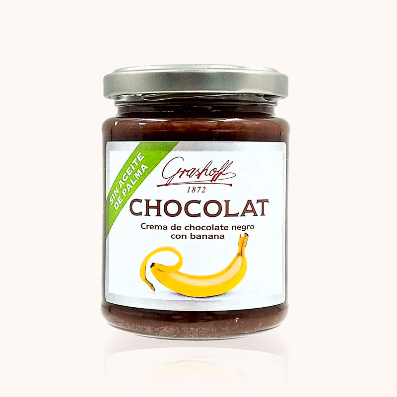 Crema de Chocolate Negro con Banana Grashoff
