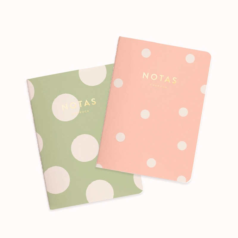 Libretas Charuca Fresa y Matcha Set 2 Uds.