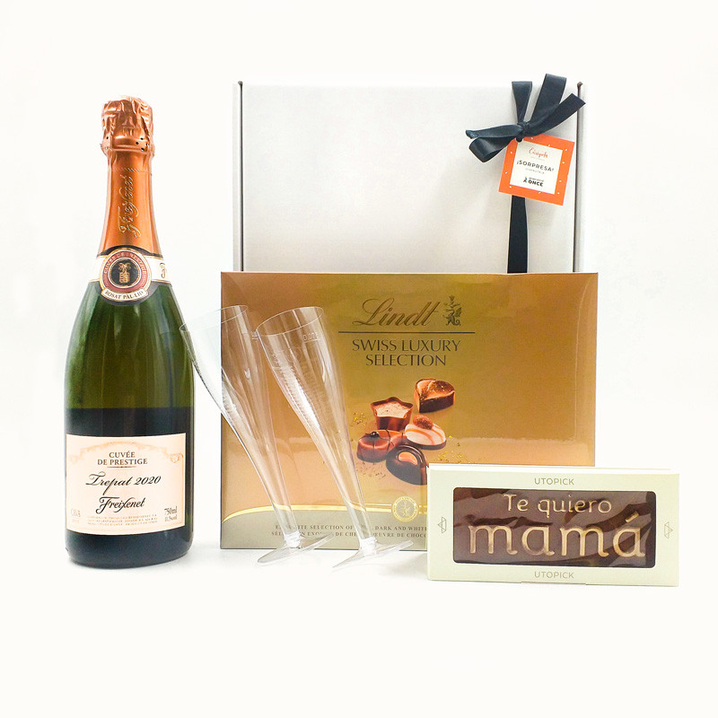 Cava, Chocolate y Caja de Bombones para Mamá image number null
