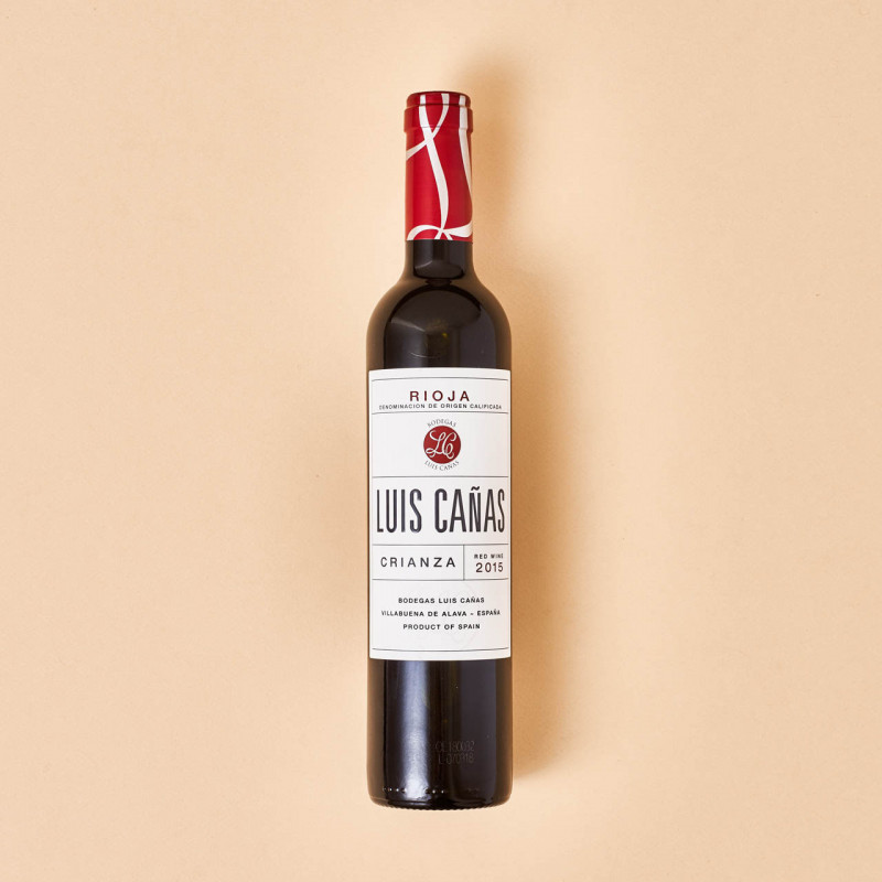 Vino Tinto LUIS CAÑAS Rioja Crianza 2018 500 ml