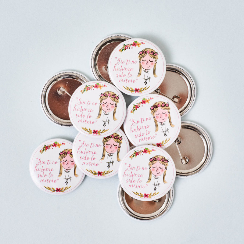 Chapas de comunión para niña image number null