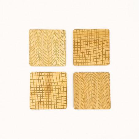 Posavasos de Bambú Cuadrados