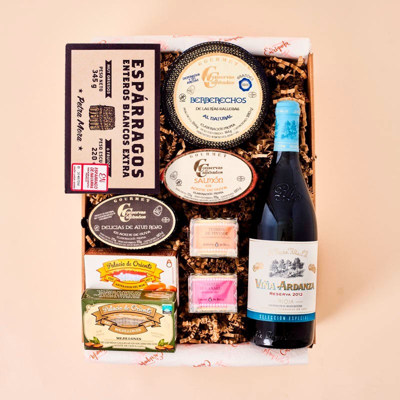 Cesta Gourmet para Regalar con Conservas Prémium image number null