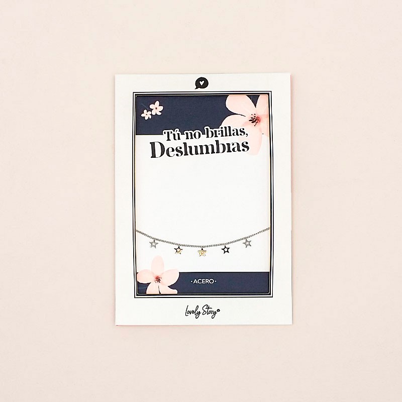 Pulsera de Acero  «Tú no brillas, deslumbras»